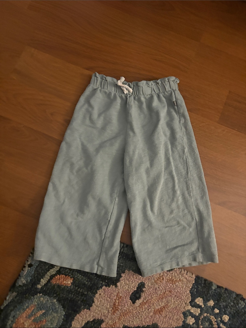 Modern Moments Toddler Wide-Leg Casual Drawstring Pants - Light Blue